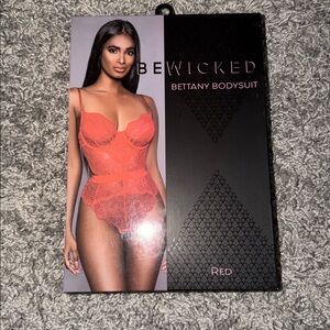 Bettany Red Bodysuit